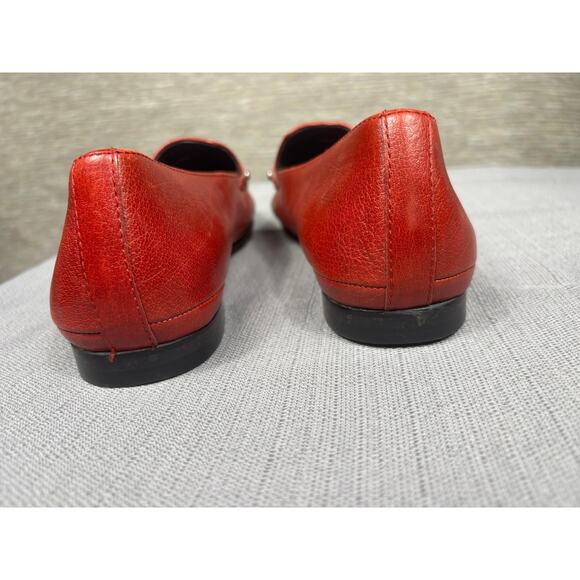 Cole Haan Shoes Mens Size 11 Red Leather Studded Loafers Slip On Square Toe main image 6